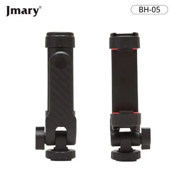 Jmary BH-05 Double Cold Shoe Extension Mobile Holder Clip Mount